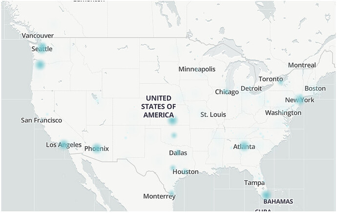 Downdetector - Heatmap