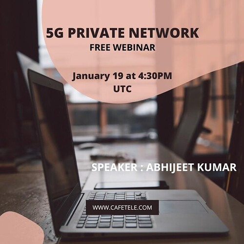 5G Private Network free webinar