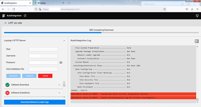 Unable to load script on Baseband 6631