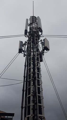 Antenna height in 4G, 5G NSA and 5G SA sites - Example 1