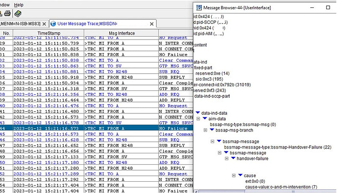 SRVCC failure: bssmap-Handover-Failure caused by o-and-m-intervention 1