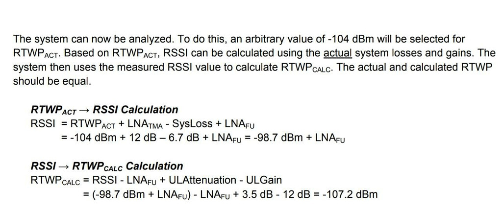 Difference between RSSI and RTWP - RAN - telecomHall Forum