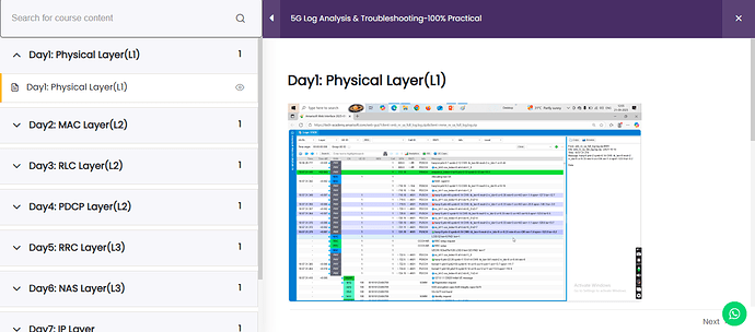 5G Log Analysis & Troubleshooting - 100% Practical