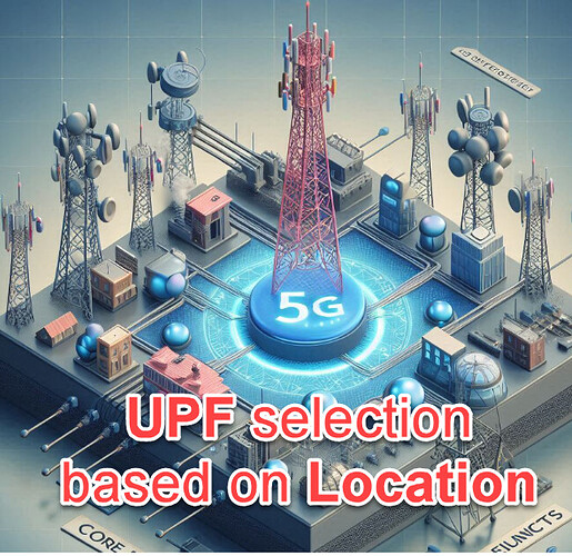 How UPF can be selected based on location