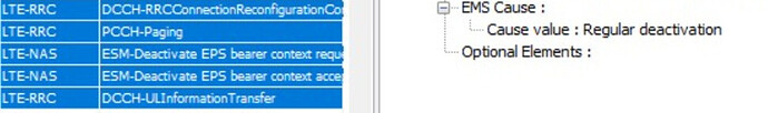 VoLTE drops with Cause Value of Regular Deactivation