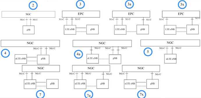Whether a standalone 5G Core can support a 4G RAN