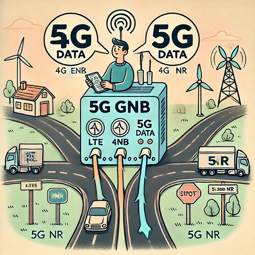 Data Split Determination in 5G NSA Option 3X