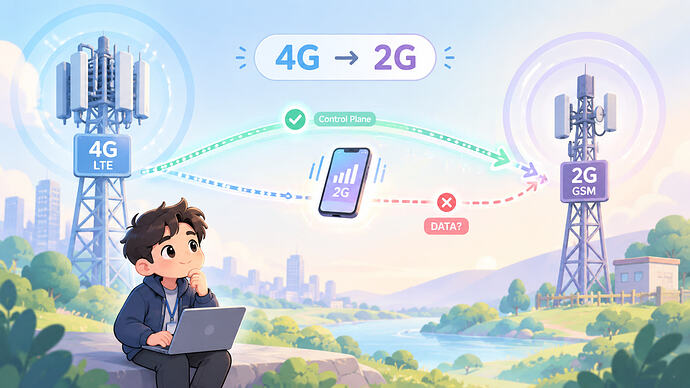 Ericsson 4G to Ericsson 2G Data Handover
