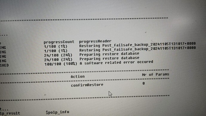 Solution for 'Software Related Error Occurred' on Ericsson 4G Site