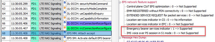 On what parameter will UE send the PDN connectivity request for IMS