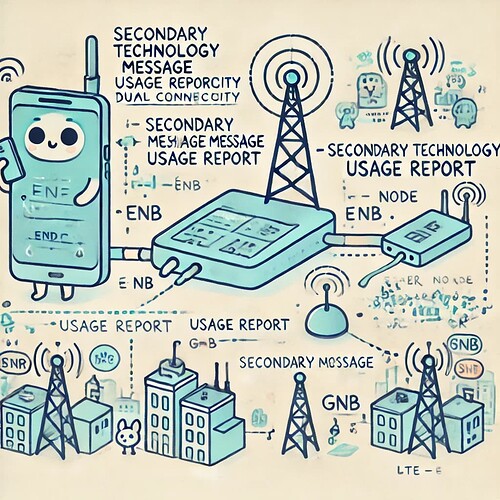 Secondary RAT message usage report in ENDC