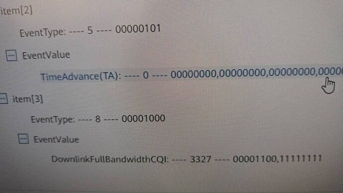 Unit of Downlink Full-Bandwidth CQI in Huawei 5G NSA Cell Trace