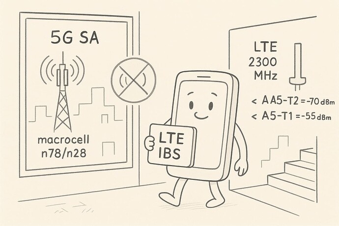 Optimizing Indoor Mobility: Restricting 5G SA Access for In-Building LTE IBS Coverage