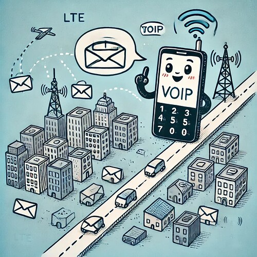 VoIP concept within LTE Voice Services