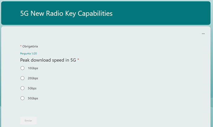 5G New Radio Key Capabilities - 20 Questions and Answers
