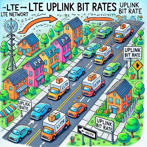 LTE Uplink Bit Rates