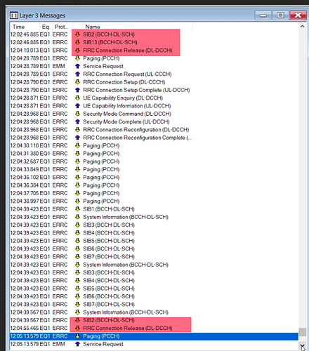 UE not receiving MBMS MCCH message