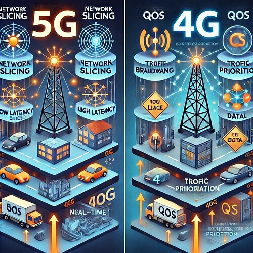 Whats is the difference of Network Slicing in 5G and Quality of Service (QoS) in 4G