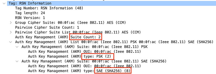 WPA3 Transition Mode