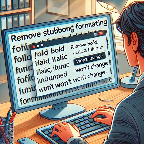 How to Deal with 'Unremovable' Text Formatting on LinkedIn and Beyond
