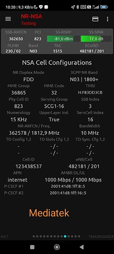 Why is NR-ARFCN different on other processors