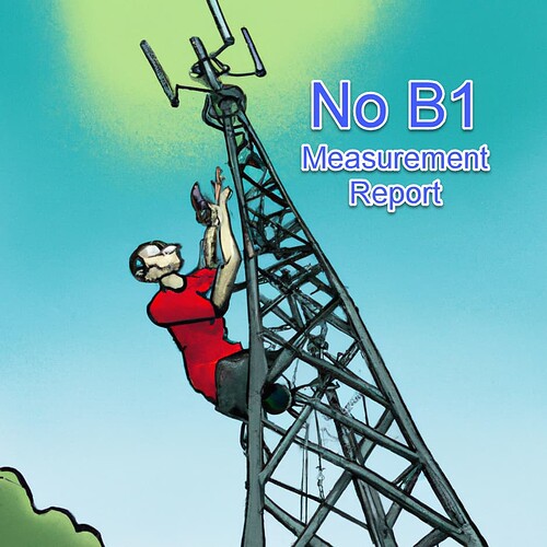 Failure of ENDC setup - no B1 measurement report send by UE