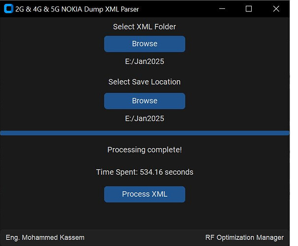 2G & 4G Nokia XML Dumps