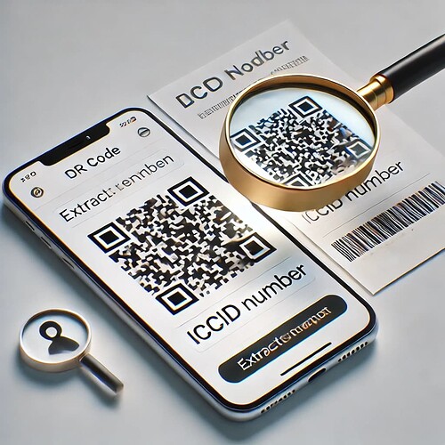 Reading eSIM ICCID from QR Code