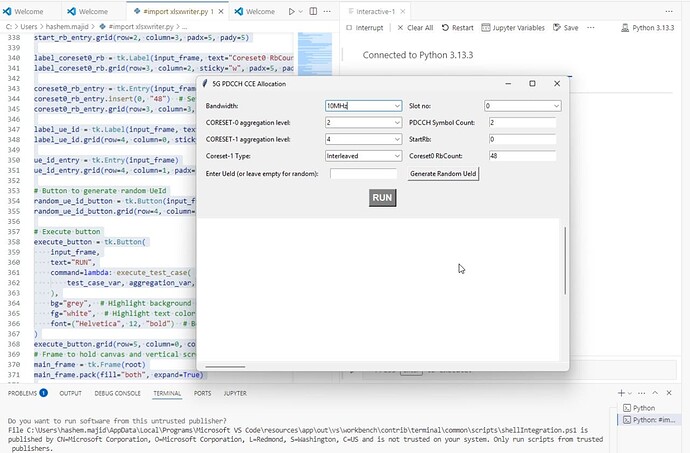 PDCCH CCE Allocation in CORESETs