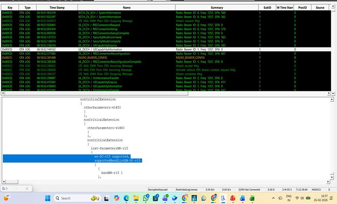 How to Check if a Mobile Device Supports NR (5G) & What Paging Cycle is Configured