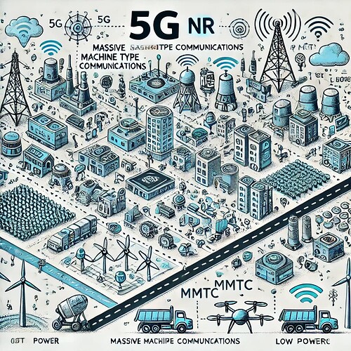 5G NR Massive Machine Type Communications (mMTC)