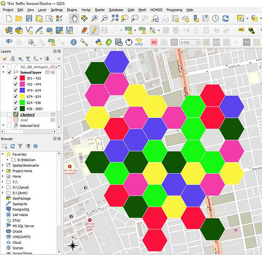 New QGIS Skill: 5G Hotspot DL Throughput Benchmarking