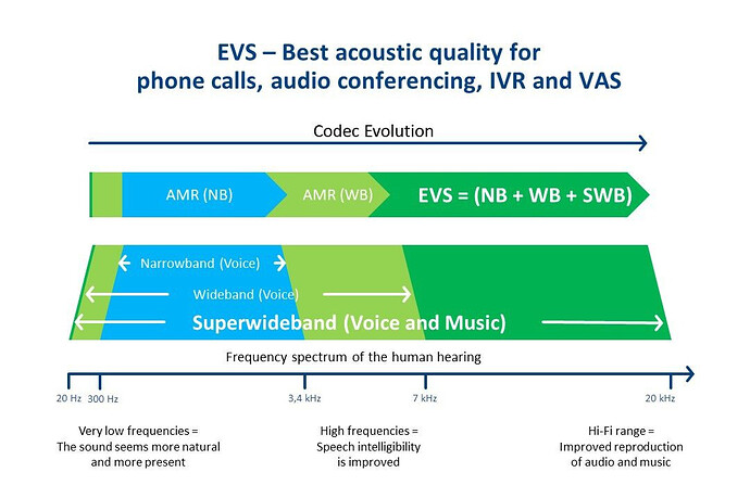 Voice Codecs in VoNR