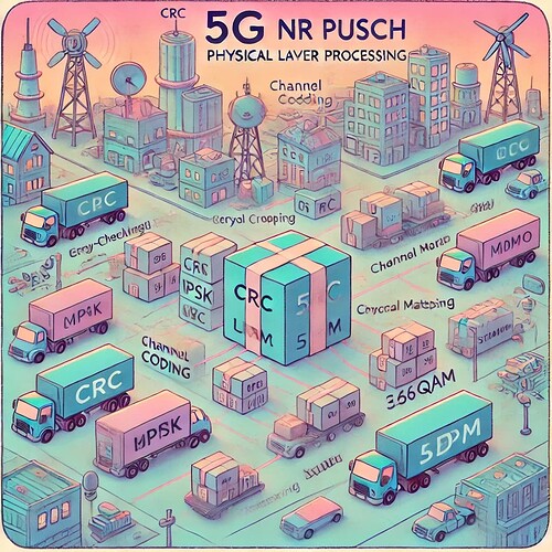 5G NR PUSCH Physical Layer Processing
