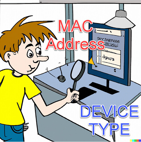 How to identify a device type by its MAC address