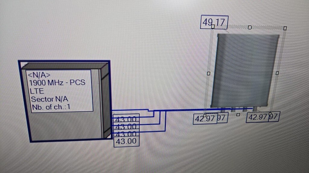 How much power (EIRP) will be radiated from the antenna when RRU (4 ...