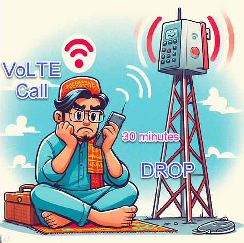 VoLTE calls droping after 30 minutes