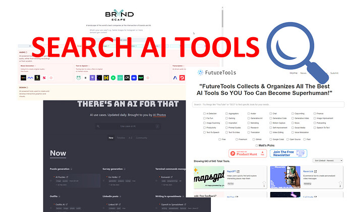 Search Engine for AI Tools