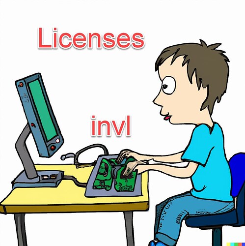 'invl' moshell command are not display some licenses