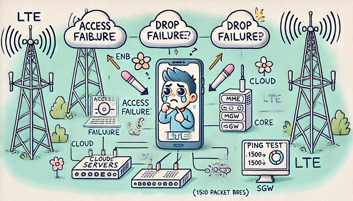 Troubleshooting random LTE UE failures