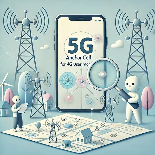 5G Anchor Cell Mapping for 4G User Monitoring