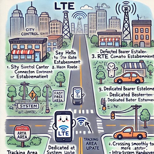 LTE signaling procedures