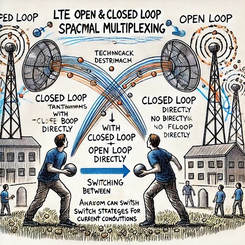 LTE Open and Closed Loop Spatial Multiplexing