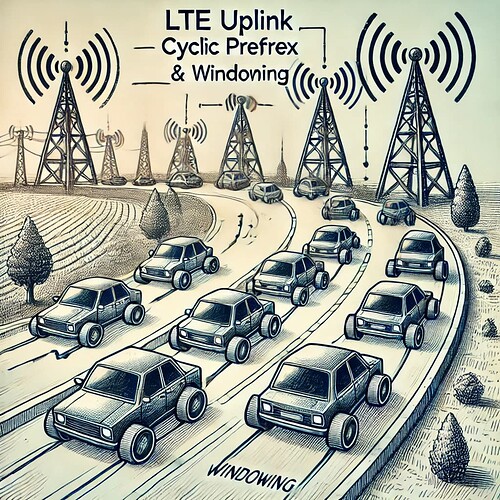 LTE Uplink Cyclic Prefix and Windowing