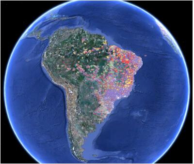 Brazil Mobile Operators - Map