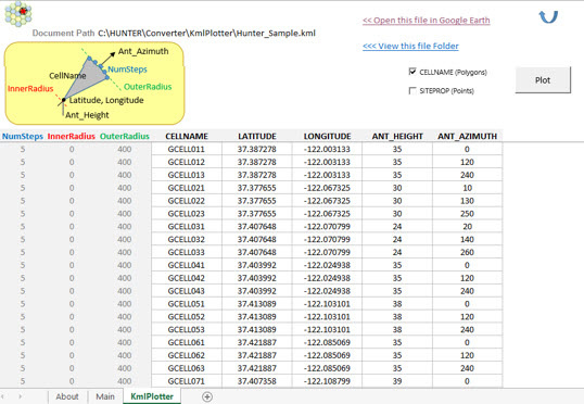 Hunter Lite - KML Plotter (Excel to Google Earth Kml/Kmz) 2