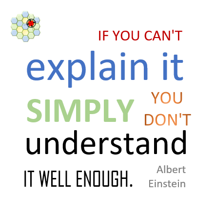 If you can't explain it simply, you don't understand it well enough