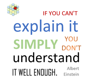If you can’t explain it simply, you don’t understand it well enough