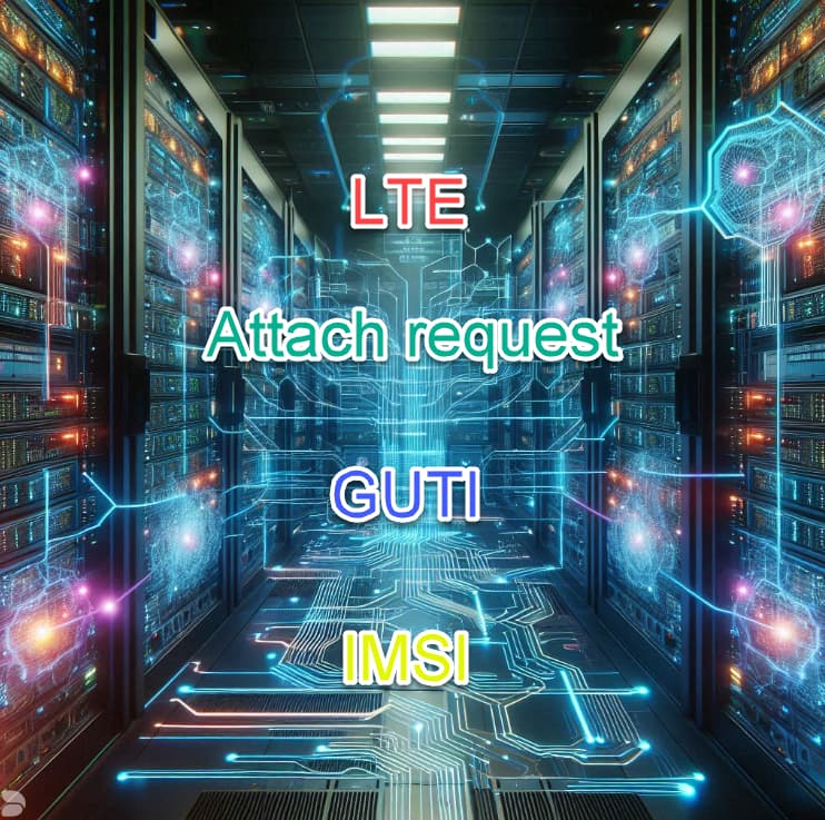 LTE attach request with GUTI x IMSI