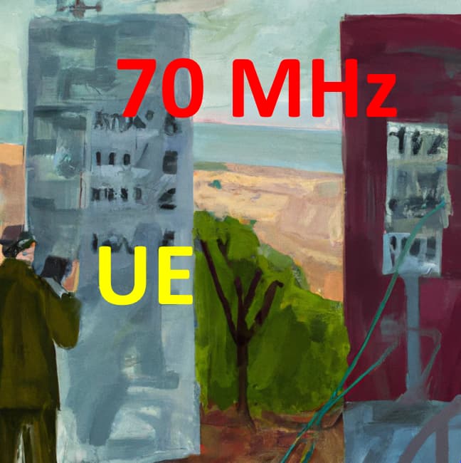 Does UEs support 70 MHz bandwidth